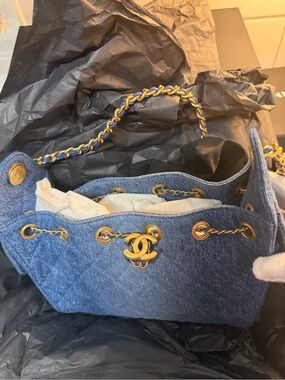 Mini Chanel 25 Denim
